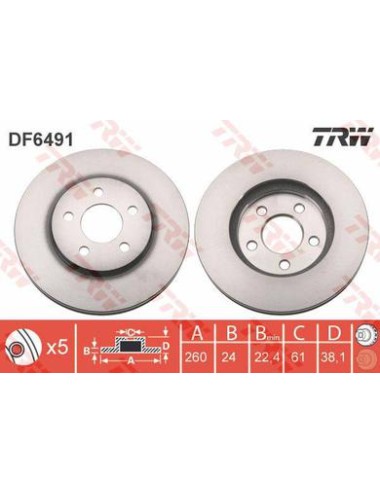 PAIRE DE DISQUES