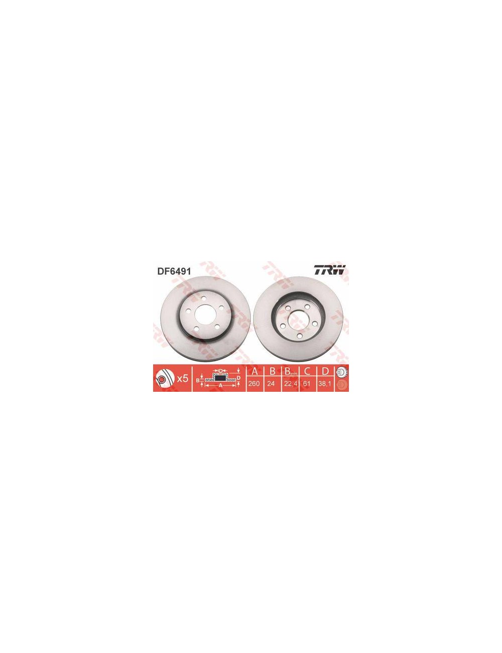PAIRE DE DISQUES PAIRE DE DISQUES