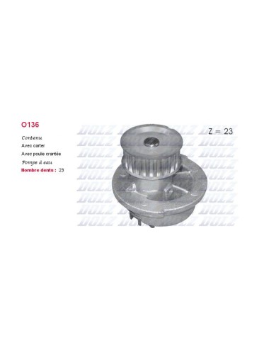 POMPE A EAU CORSA 1.6 SWING 16V