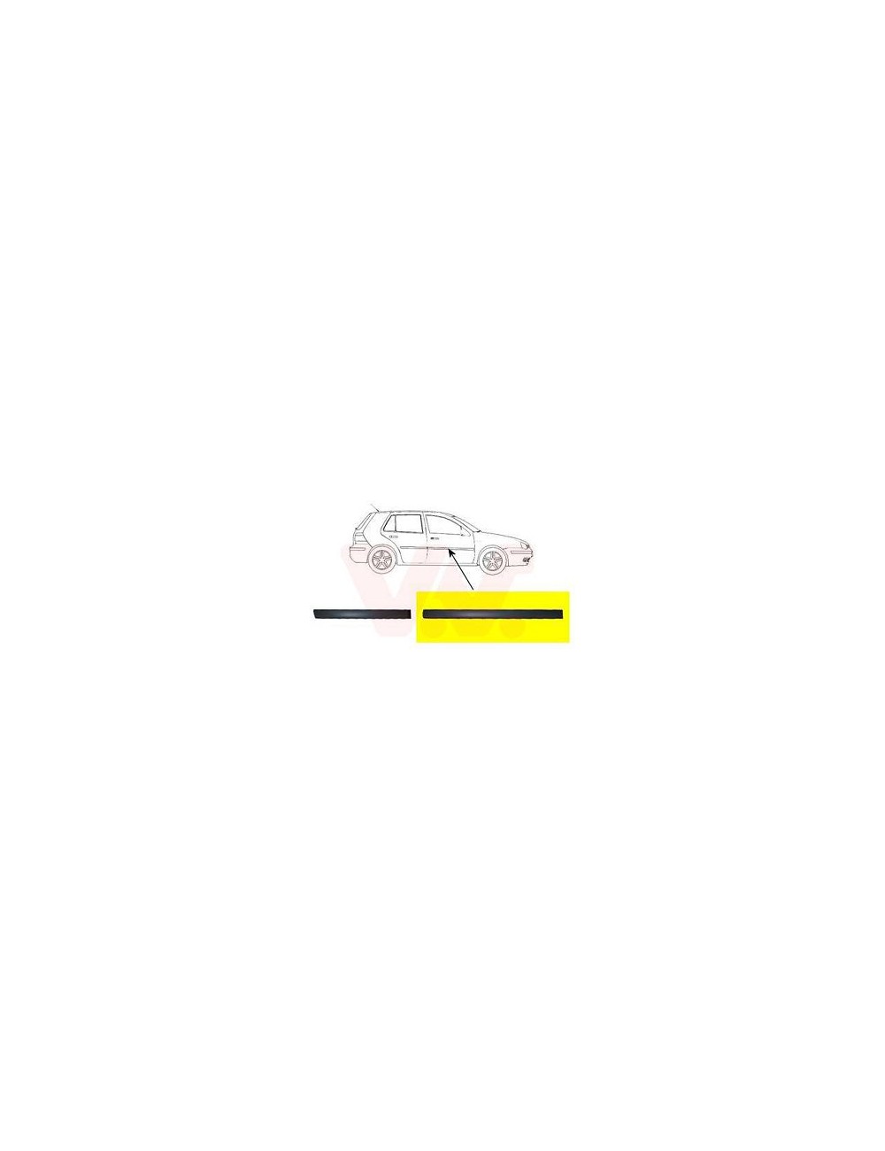 MOULURE PORTE AV D(4/5 P)