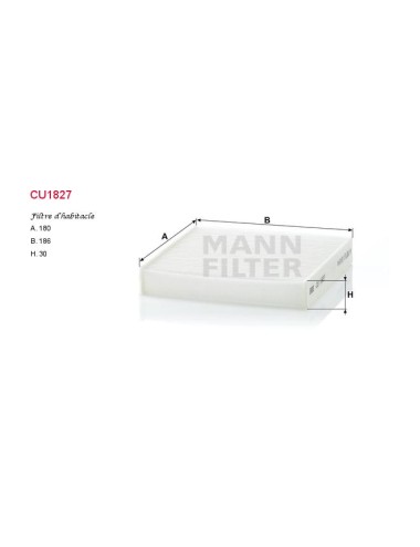 FILTRE A HABITACLE