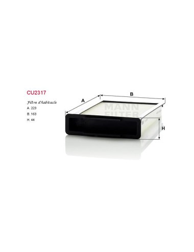 FILTRE A HABITACLE