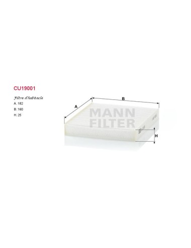 FILTRE A HABITACLE