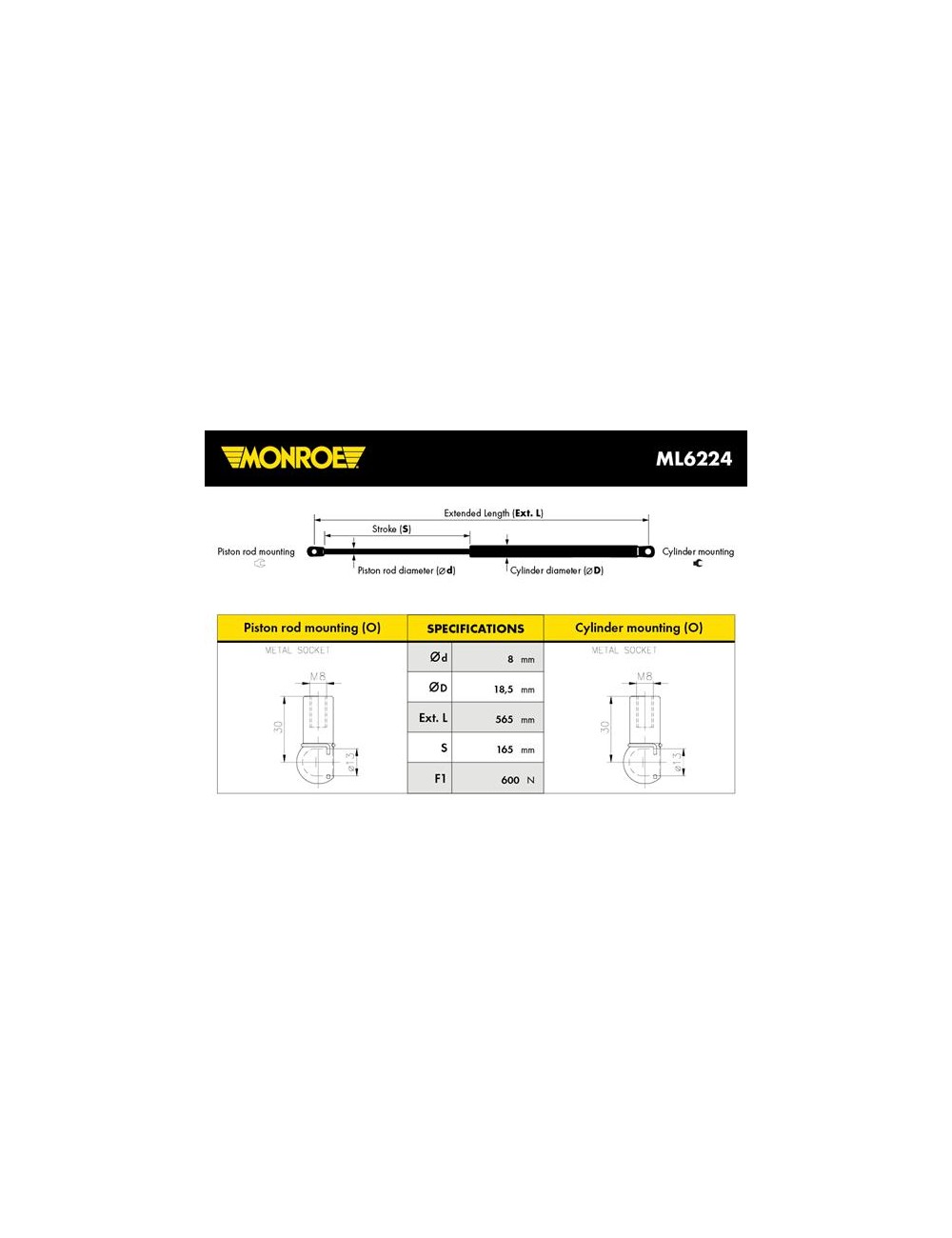VERIN AR VOLVO XC60 VERIN AR VOLVO XC60