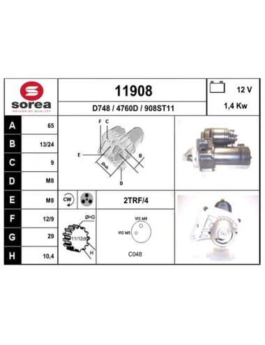 DEMARREUR VL / 1.4HDI