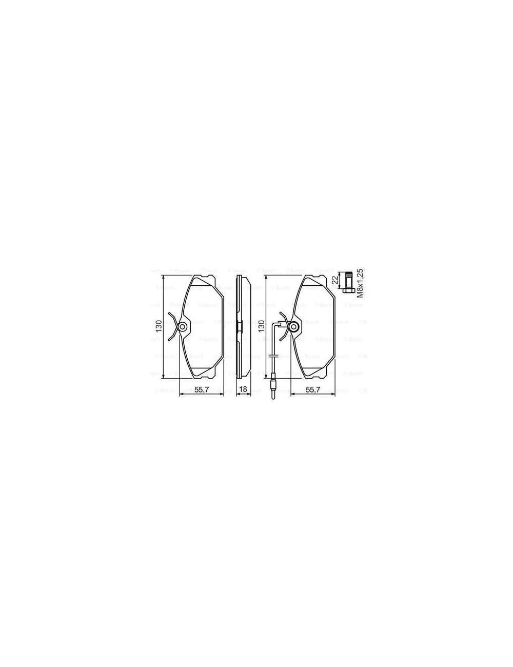 PLAQ FREIN BP613