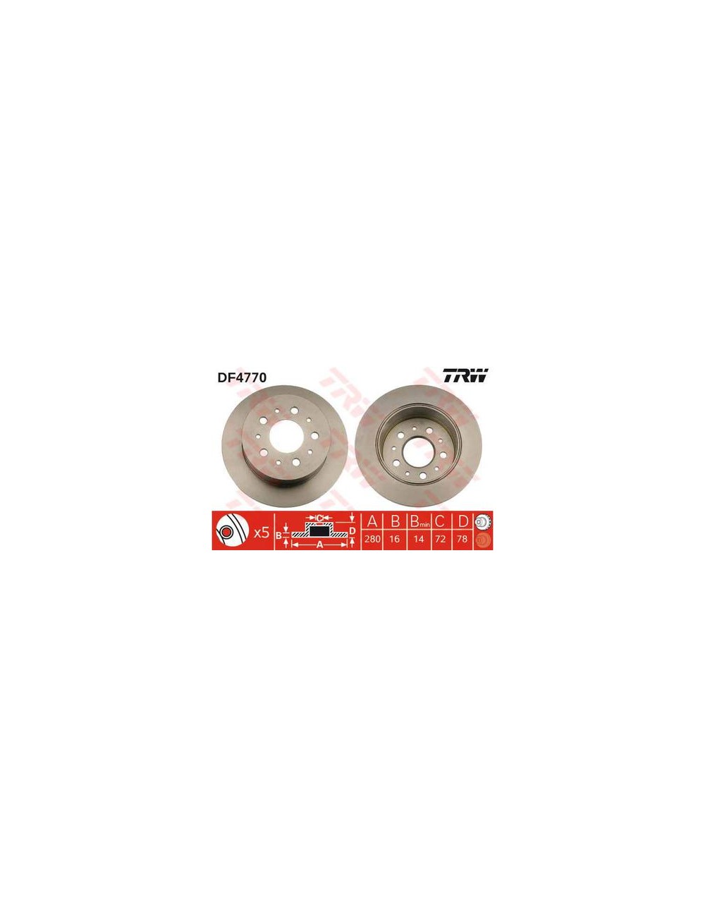 PAIRE DE DISQUES PAIRE DE DISQUES