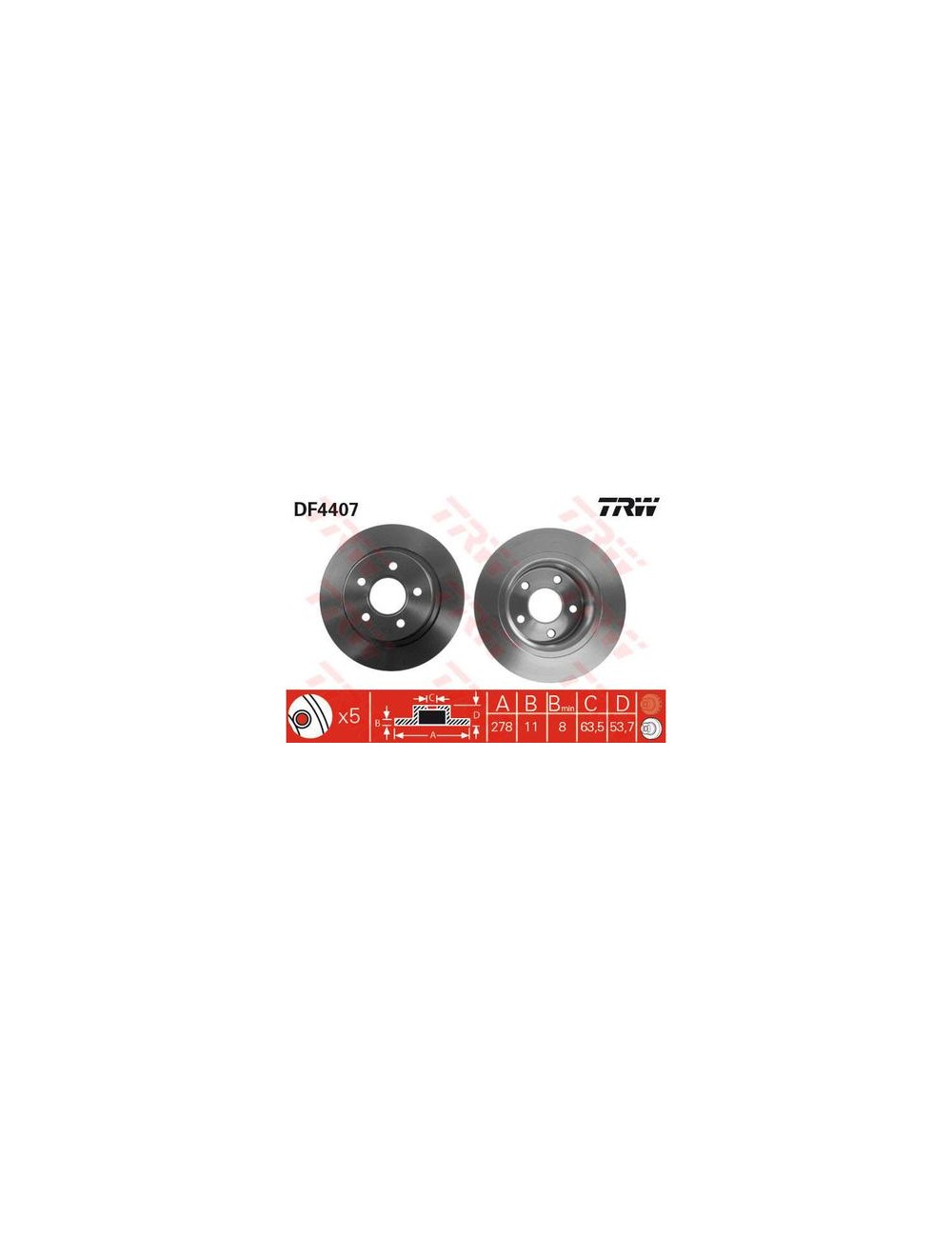 PAIRE DE DISQUES PAIRE DE DISQUES