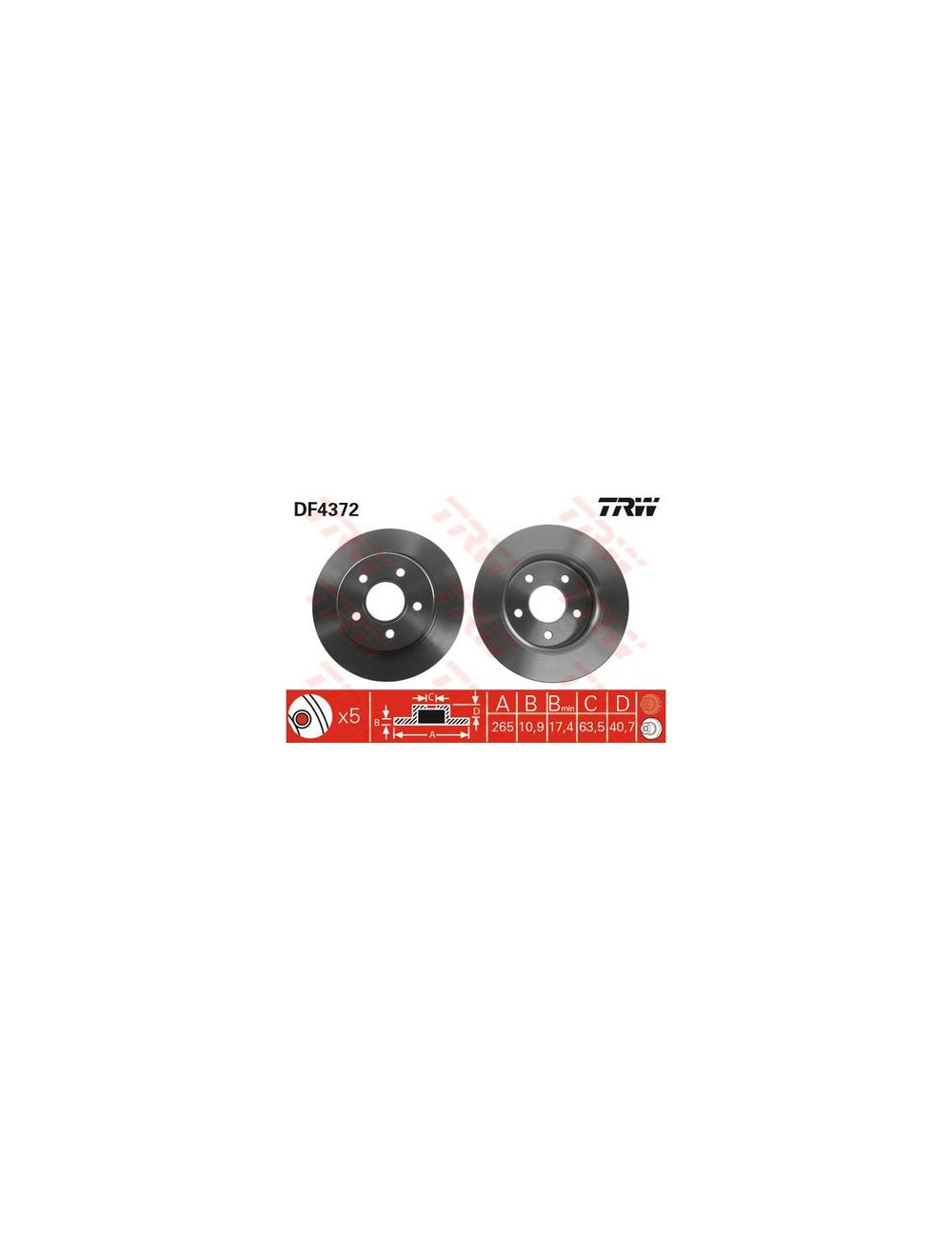 PAIRE DE DISQUES PAIRE DE DISQUES
