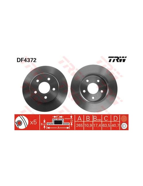 PAIRE DE DISQUES