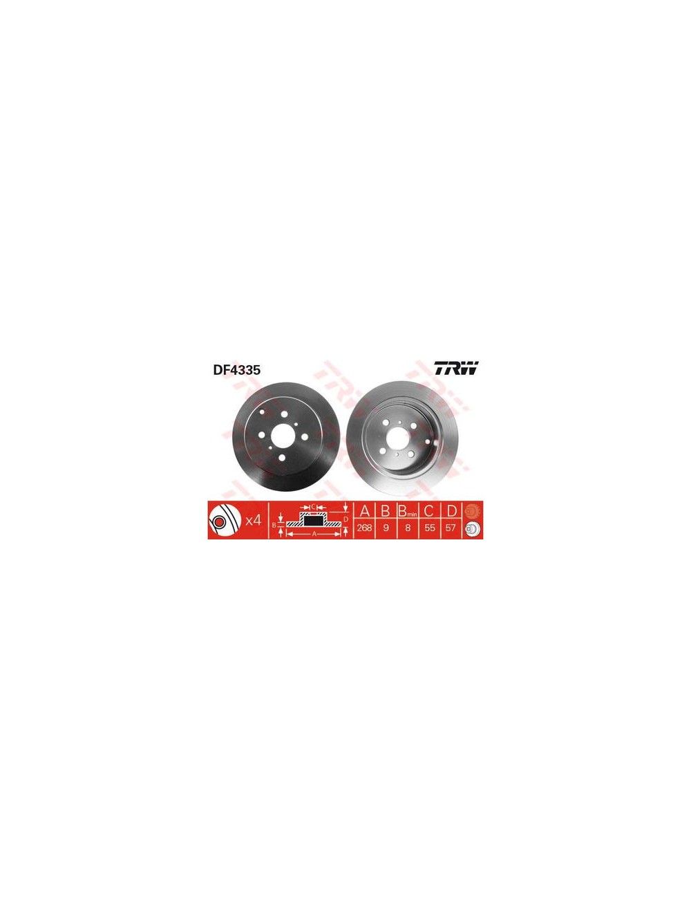 PAIRE DE DISQUES