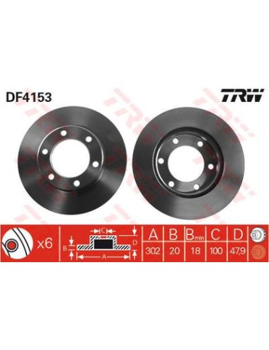 PAIRE DE DISQUES