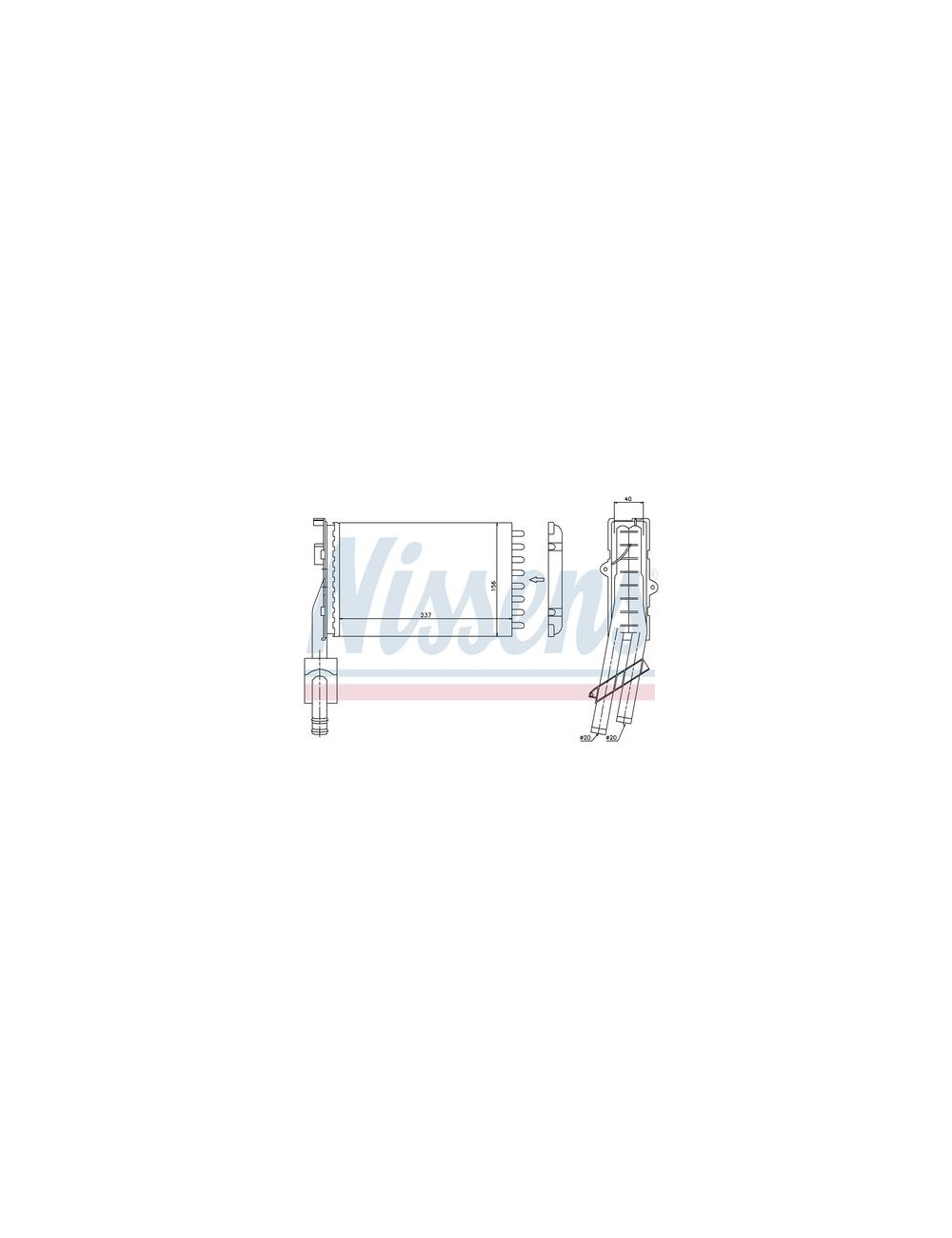 RAD.CHAUFF RENAULT 21 (1986) 1.9 RAD.CHAUFF RENAULT 21 (1986) 1.9