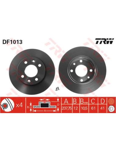 PAIRE DE DISQUES