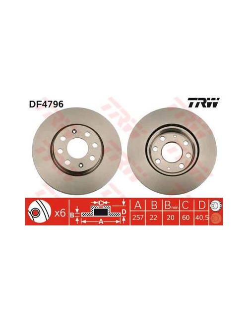 PAIRE DE DISQUES