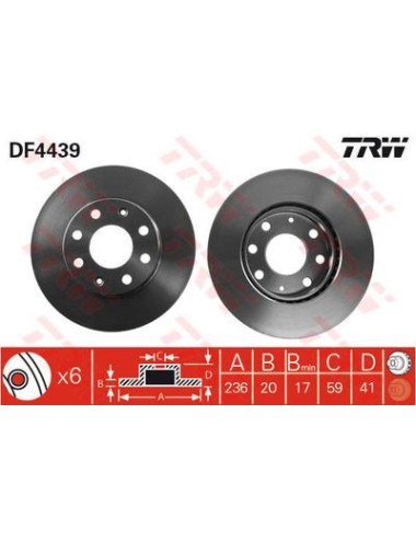 PAIRE DE DISQUES