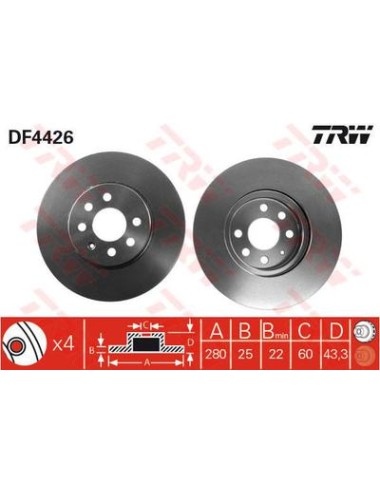 PAIRE DE DISQUES