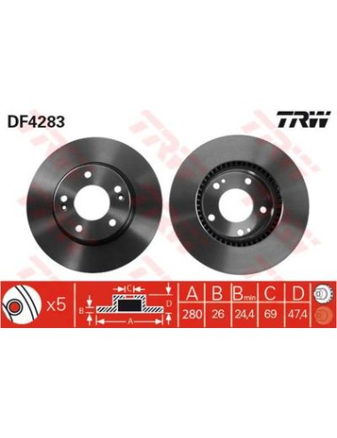 PAIRE DE DISQUES
