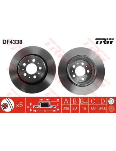 PAIRE DE DISQUES