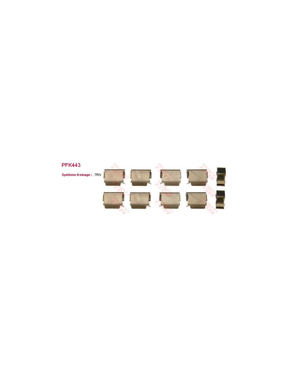 KIT ACCESSOIRES PLAQUETTES KIT ACCESSOIRES PLAQUETTES