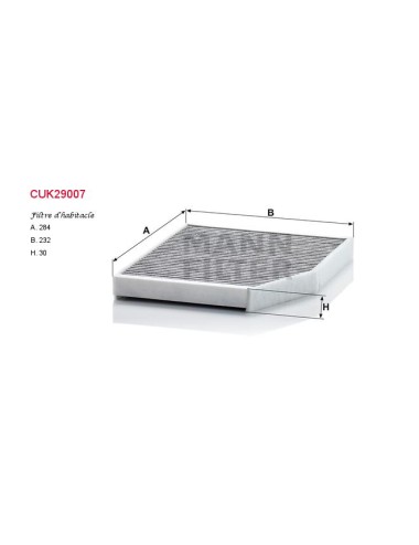 FILTRE A HABITACLE