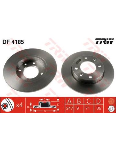 PAIRE DE DISQUES