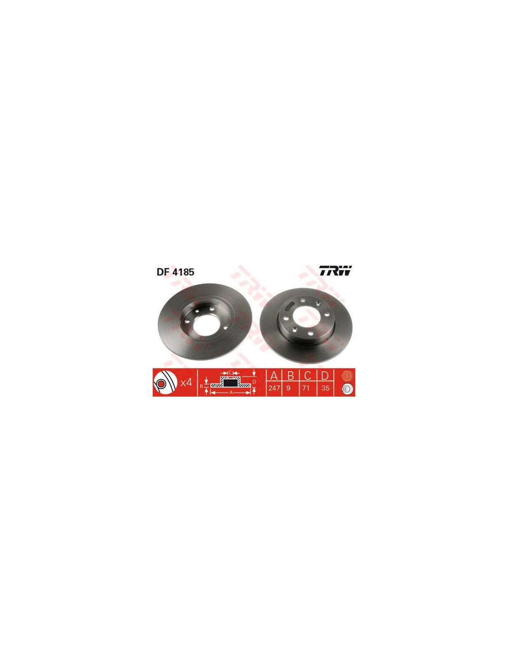 PAIRE DE DISQUES PAIRE DE DISQUES