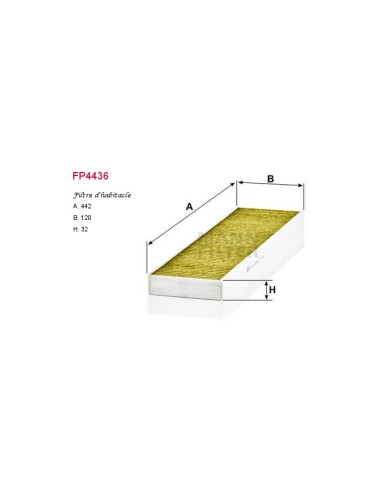 FILTRE A HABITACLE