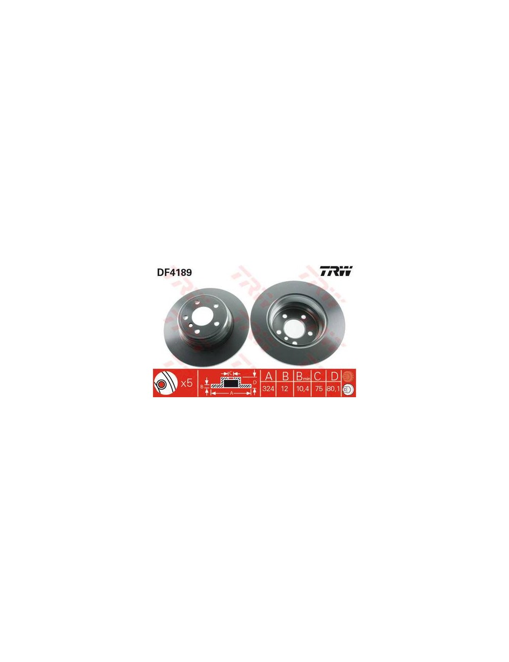 PAIRE DE DISQUES PAIRE DE DISQUES