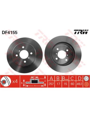 PAIRE DE DISQUES