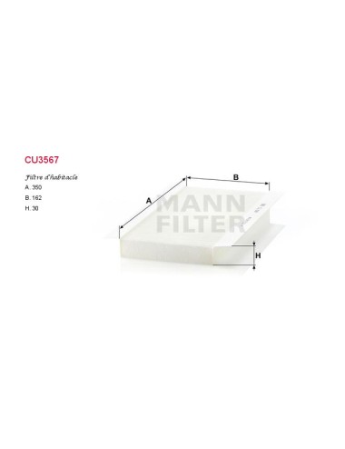 FILTRE A HABITACLE