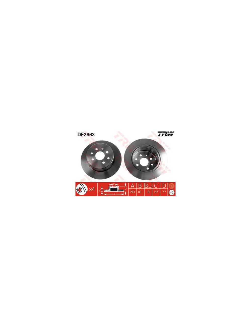 PAIRE DE DISQUES PAIRE DE DISQUES