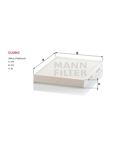 FILTRE A HABITACLE