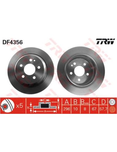 PAIRE DE DISQUES