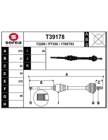 TRANSMISSION / DS 3 / C3 / 208 1,6 HDI