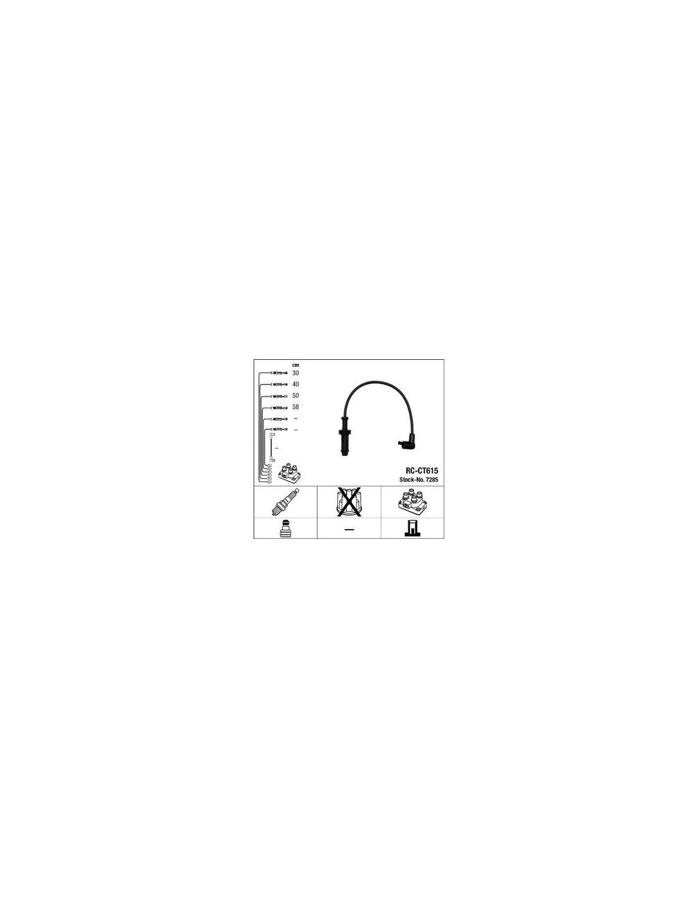 FAISCEAU HT BLIST. / RC-CT615 N 03 FAISCEAU HT BLIST. / RC-CT615 N 03