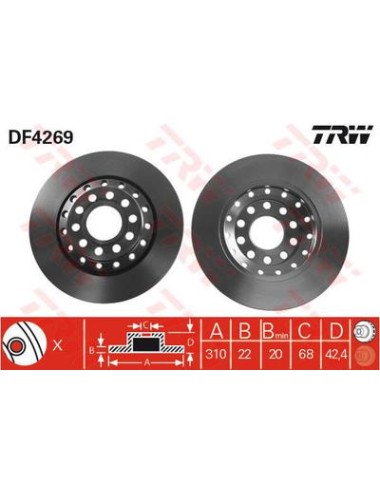 PAIRE DE DISQUES