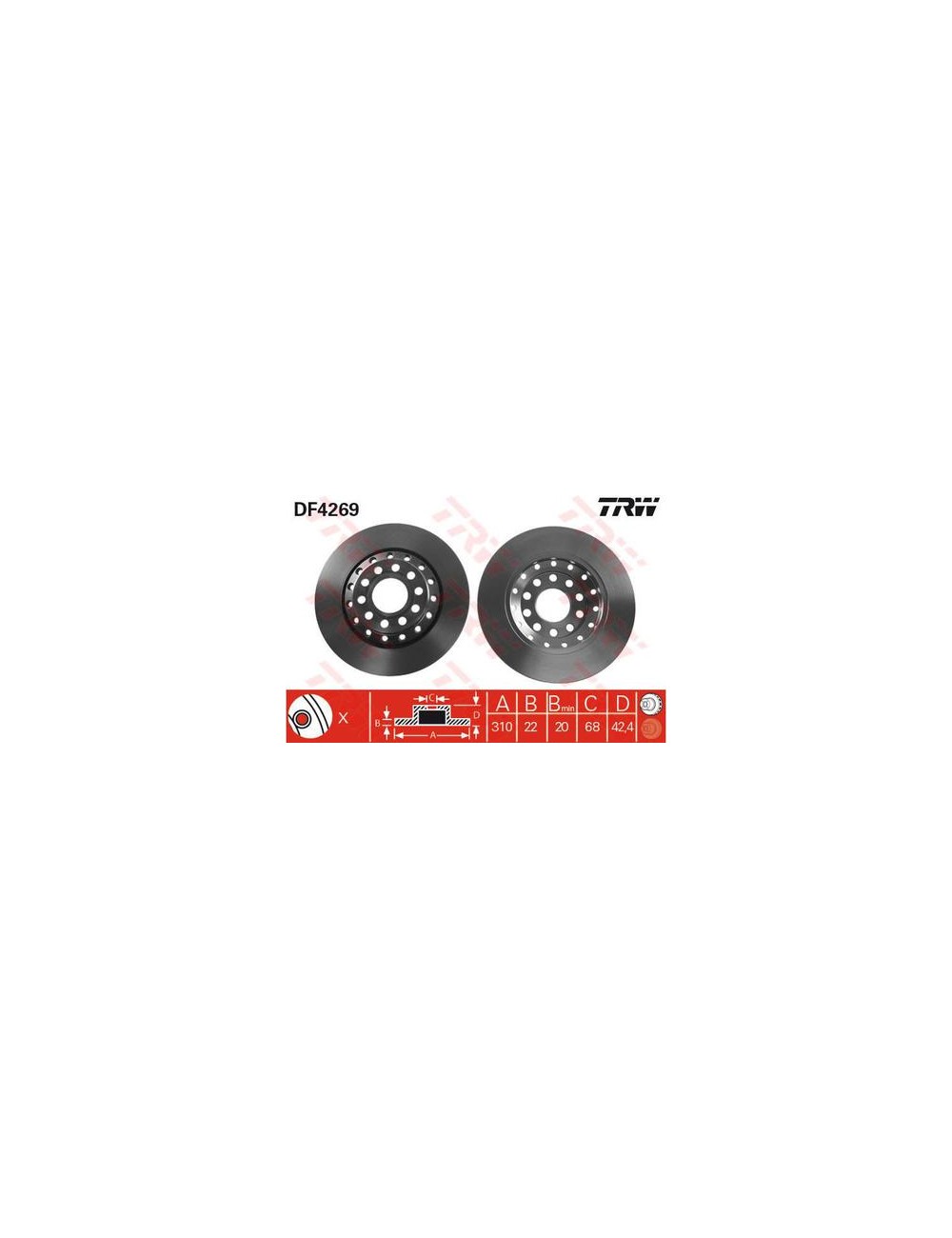 PAIRE DE DISQUES PAIRE DE DISQUES