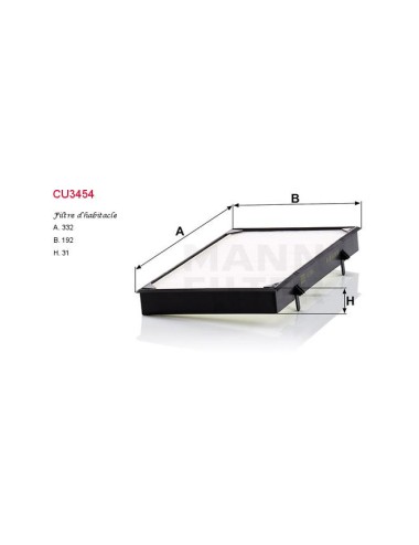 FILTRE A HABITACLE
