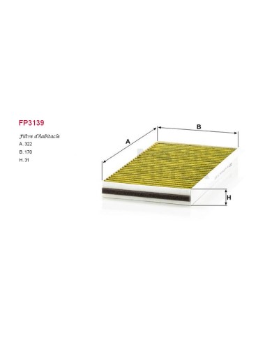 FILTRE A HABITACLE