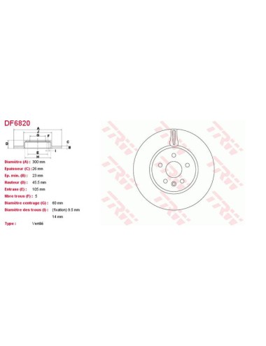 PAIRE DE DISQUES