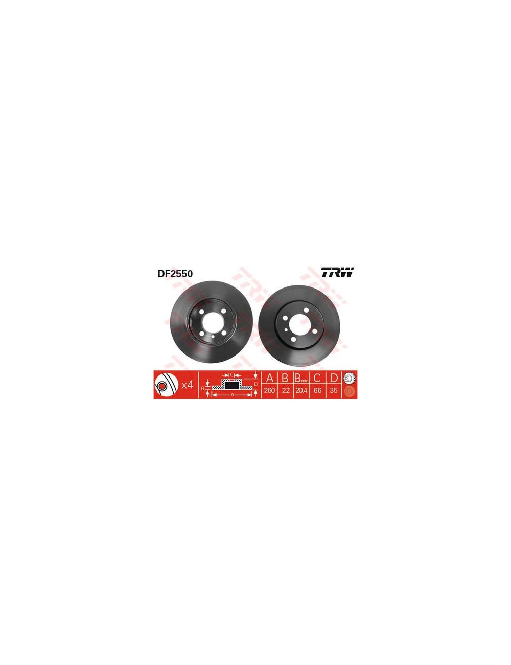 PAIRE DE DISQUES