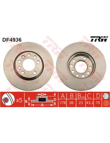 PAIRE DE DISQUES